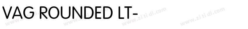 VAG ROUNDED LT字体转换